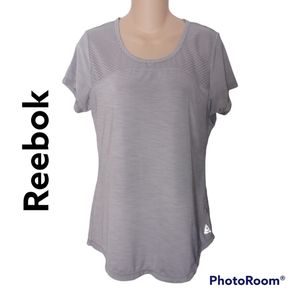 Reebok Active Wear Sport Top, keyhole back, reflective accents. M 8/10